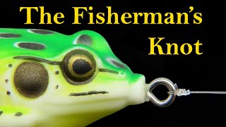 How to tie the improved clinch knot fishermans knot [upl. by Essilem]