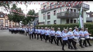 Schützenfest 2024 in DormagenStürzelberg Die Königsparade der Grenadiere und des Jägecorps [upl. by Naitsirk]