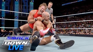 Cesaro vs Chris Jericho SmackDown Live July 19 2016 [upl. by Jobyna]