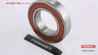 AS60072RS BALL BEARING 35X62X14 FOR CHRYSLER [upl. by Nnahtebazile]