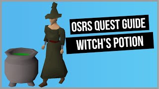 OSRS Witchs Potion Quest Guide  Ironman Friendly  Old School RuneScape [upl. by Ho]