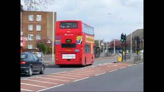 Route 145 London Buses in East London 5 April 2008 [upl. by Scheers]