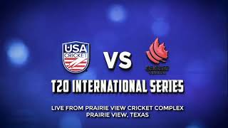 USA V Canada T20I Series 2024  Match 5 [upl. by Nilyak769]