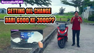 Setting oil change motor pcx 160 news 2024 [upl. by Rehtaeh]