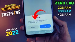 Add 4Gb Extra RAM in Any phone Using 1 Trick  pubg lag fix android  Free Fire Lag Fix 2gb RAM [upl. by Borer]