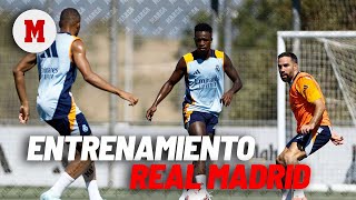 EN DIRECTO I Entrenamiento del Real Madrid previa partido vs AC Milan I MARCA [upl. by Sada488]