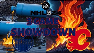 oilers vs flames 3 game show down [upl. by Ritchie]