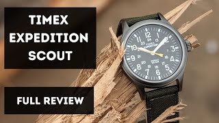 Affordable field watch Timex Expedition Scout T49961 Full Review [upl. by Xyno612]