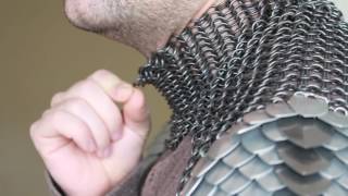 Chainmaille Pauldrons [upl. by Elvyn624]