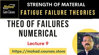 09 Fatigue Failure Theories Theo of Failures Numerical [upl. by Bette-Ann277]