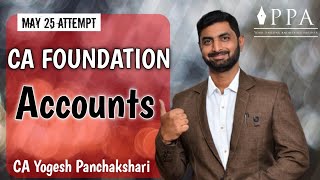 CA Foundation May 2025Accounts NPO  CA Yogesh Panchakshari [upl. by Illyes481]