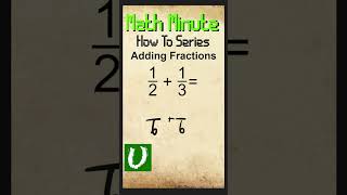 Adding Fractions With Unlike Denominators shorts [upl. by Aidnama237]