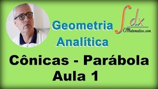 Grings  Geometria Analítica Cônicas  Parábola  Aula 1 [upl. by Betsey]