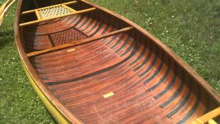 Merrimack Osprey Canoe Cherry Ribs and Mahogany Gunwales [upl. by Boot154]