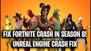 FIX FORTNITE CRASH IN SEASON 11   FORTNITE NOT OPENING FIX [upl. by Ahsilaf]