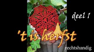 Haken  tutorial 591 t Is herfst deel 1 [upl. by Orlene]