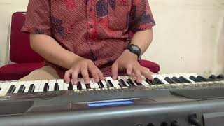 Adonia Christian  Aku Mengasihi Engkau Yesus  SundayService keyboardcover [upl. by Annaik]