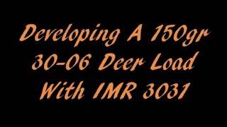 Why reload 3006 with IMR 3031 [upl. by Rossie336]