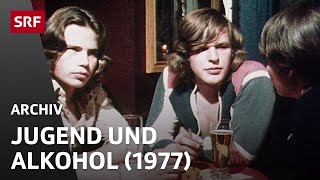 Jugend und Alkohol  Reportage zu Alkoholsucht 1977  SRF Archiv [upl. by Artkele]