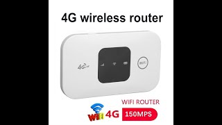 MF800 2 4G WiFi Router Portable 4G LTE Modem Router with SIM Card Slot Mini WiFi Mobile Hotspot [upl. by Carvey509]