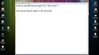 How to install forest pack for 3ds max [upl. by Rap]