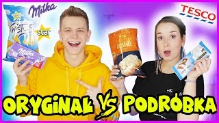 ORYGINALNE VS PODRÓBKA CHALLENGE😱  Słodkości 25  Dominik Rupiński amp Sylwia Lipka [upl. by Nestor996]