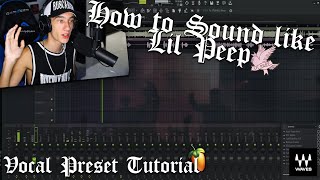 How to SOUND like Lil Peep Pt2 Vocal Preset Tutorial [upl. by Nnayllek8]