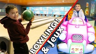 VLOG  DÉFI BOWLING Mère VS Fils amp Salle de Jeux [upl. by Zeuqcaj829]