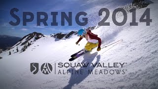 Spring Skiing  Squaw Valley amp Alpine Meadows [upl. by Flinn942]