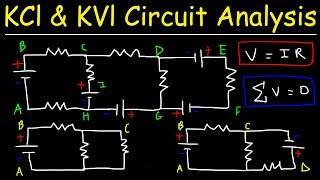 Kirchhoffs Law Junction amp Loop Rule Ohms Law  KCl amp KVl Circuit Analysis  Physics [upl. by Lathrop590]