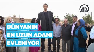 Dünyanın en uzun adamı evleniyor [upl. by Cormack172]