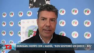 DONEGANI ROMPE CON L’AGORÀ ‘’NON SOSTERRÒ UN GRECO – BIS’’ [upl. by Anel940]