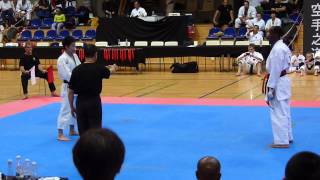 6th World Cup KWF Kumite Masamichi Otsuka Round 4 part 2 [upl. by Won]