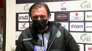 FoggiaAvellino20Mister Gautieri nel post gara [upl. by Hakkeber803]