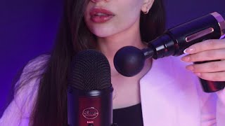 ASMR BRAIN MASSAGE WITH VIBRATION GUN [upl. by Blithe]