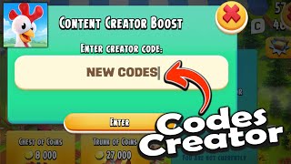 HAY DAY CONTENT CREATOR CODE  HAY DAY QR CODES 2024  HAY DAY GAMEPLAY [upl. by Drofnil132]