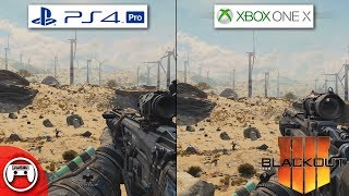 Black Ops 4 Blackout PS4 Pro vs Xbox One X Graphics Comparison [upl. by Allemac26]