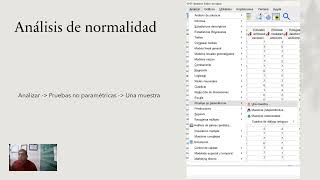 Identificación de datos paramétricos o no paramétricos a través de la prueba de normalidad [upl. by Seaver]