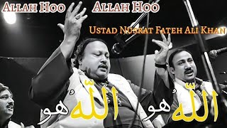 Allah Hoo Allah Hoo  Nusrat Fateh Ali Khan  Beautiful Qawwali  Official Complete Version [upl. by Urbano]