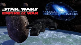 SWEAW Stargate  Empire at War Pegasus Chronicles  Mod ShowcaseNo Commentary [upl. by Luo]