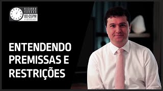 Entendendo Premissas e Restrições em Projetos  Videocast [upl. by Diana796]