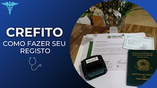 COMO FAZER SEU REGISTRO PROFISSIONAL NO CREFITO passo a passo e valores [upl. by Prady]