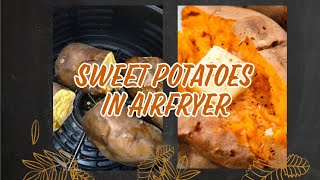 Perfectly Baked Sweet potatoes in Air fryer [upl. by Schick]