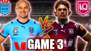 Game 3 OFFICIAL NSW Blues vs QLD Maroons Finalised Team Lists ampTips [upl. by Mossman]