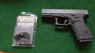 VICKERS TACTICAL GRIP PLUG  TAKEDOWN TOOL FOR GEN 4 GLOCK🎯 MOS BUILD [upl. by Milton]