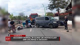 CANAL SUD  ACCIDENT MORTAL ÎN GLINA UN MOTOCICLIST DIN CĂLĂRAȘI A DECEDAT [upl. by Asiulana]