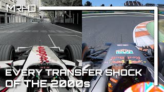 Every F1 Transfer Shock Of The 2000s Onboard  Assetto Corsa [upl. by Anelleh110]