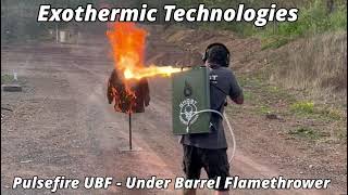 Pulsefire UBF Flamethrower Full Review Rifle Mounted [upl. by Helas]