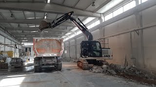 Hidromek 140 lc ile kamyon ve tır yükleme AYDIN HAFRIYAT1 [upl. by Mandie]