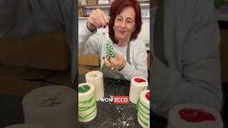 Tolgo una candela dallo stampo unmolding 😃🕯️ christmas candlecraft candlemaking [upl. by Bui19]